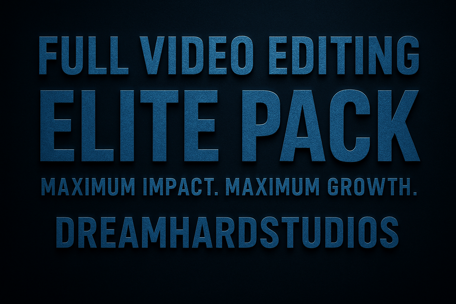 FULL VIDEO EDITING - 🔴 Elite Plan