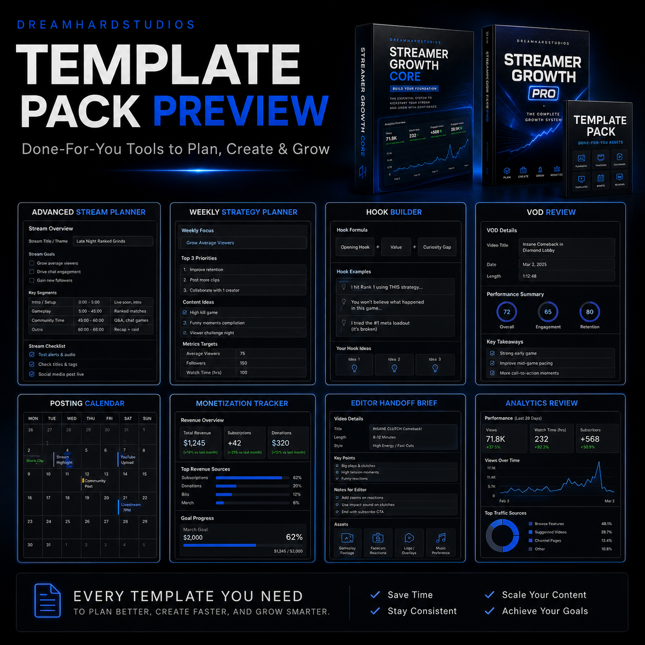 Dreamhardstudios Streamer Growth Pro
