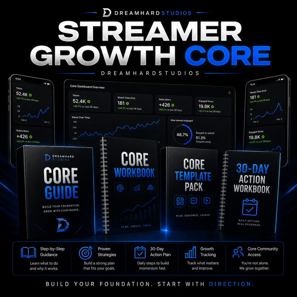 Dreamhardstudios Streamer Growth Core