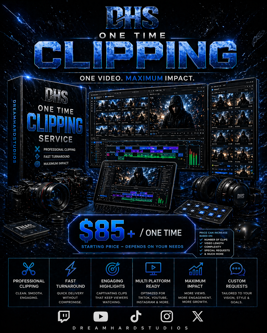 One time clipping