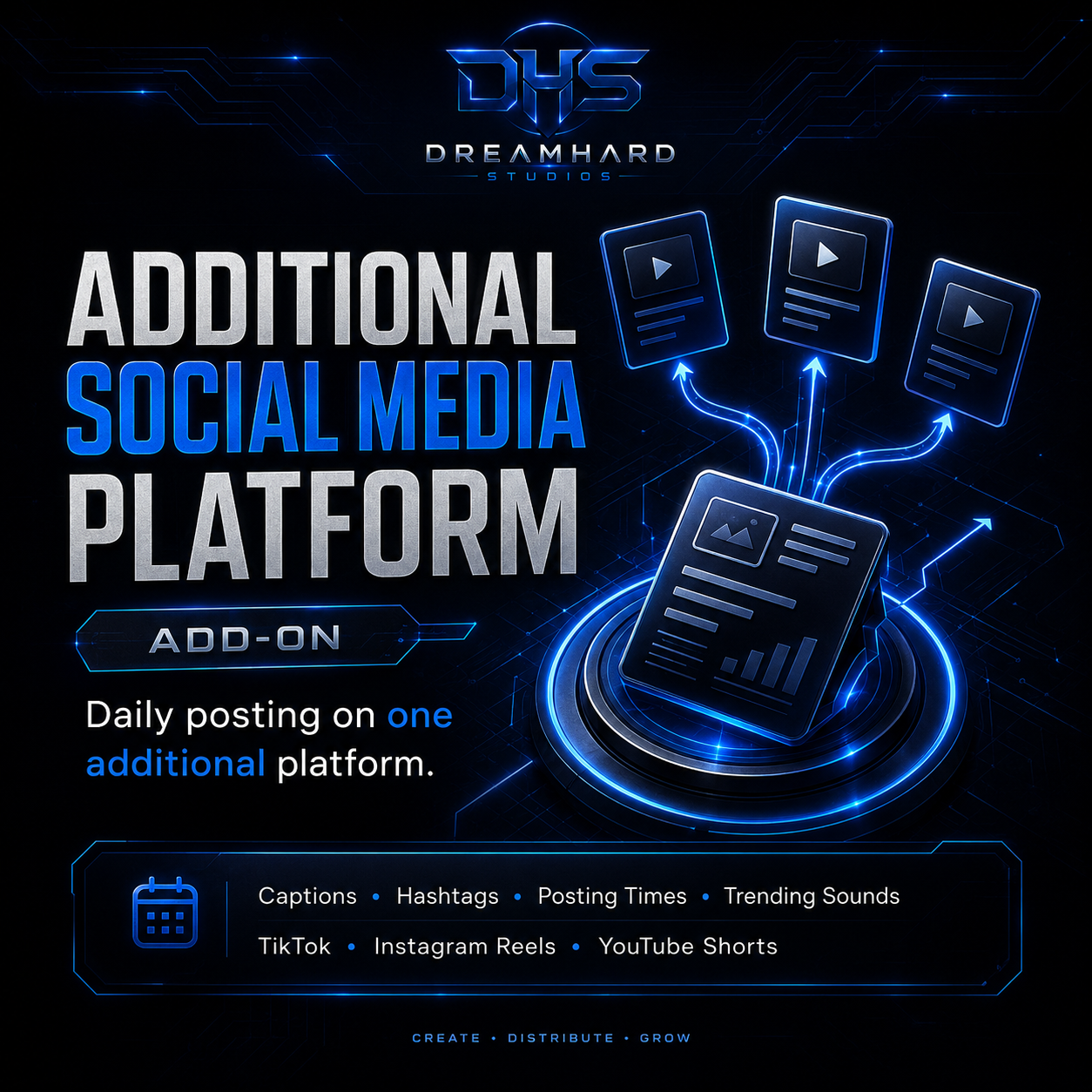 Additional Social Media Platform Posting